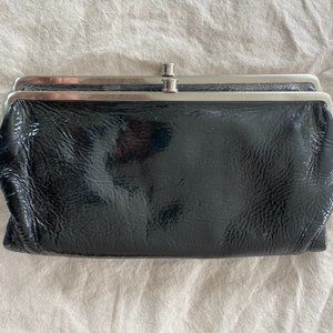 HOBO International Patent Leather Lauren Clutch Wallet